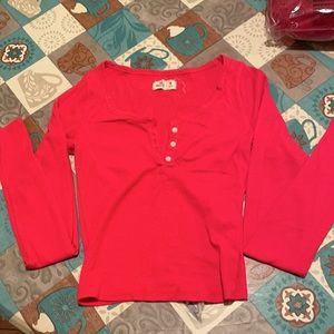 Holister Long sleeve crop top